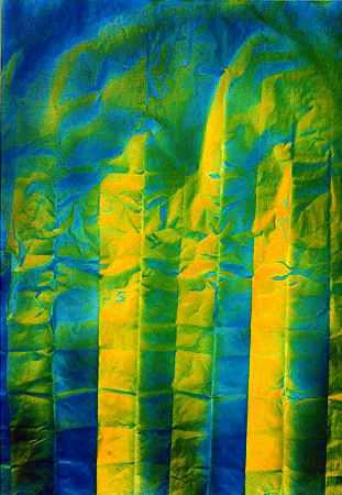 Green Totem A2 Acrylic on Paper